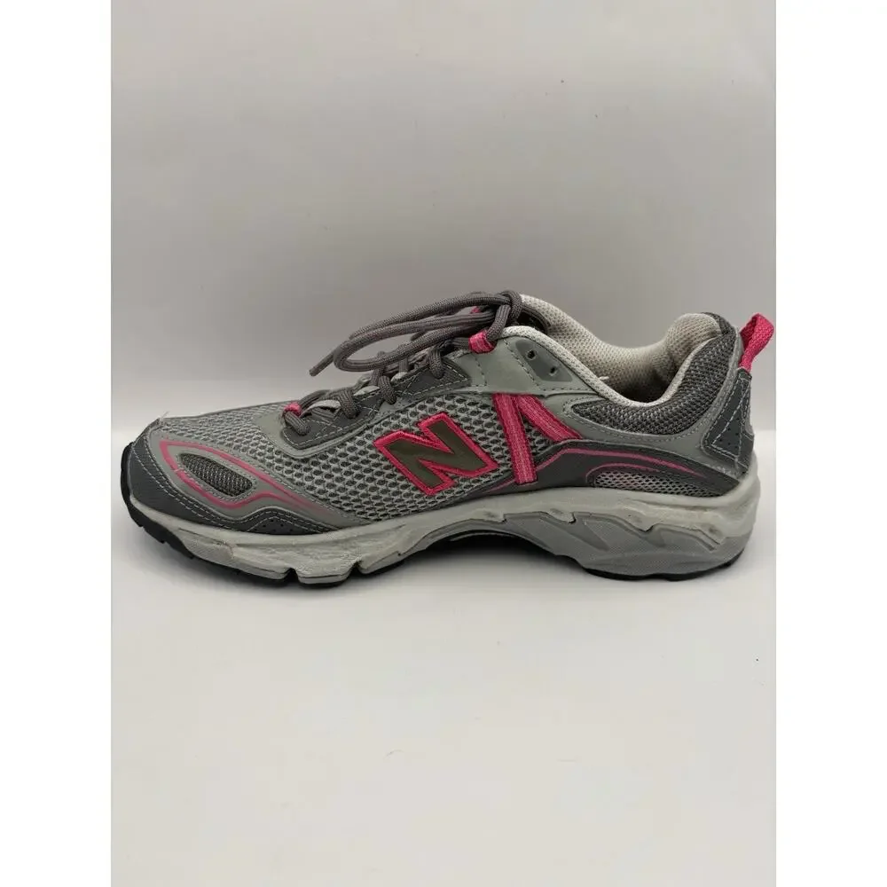 New Balance 621 All Terrain Gray And Pink Running Shoes Women Size 8.5